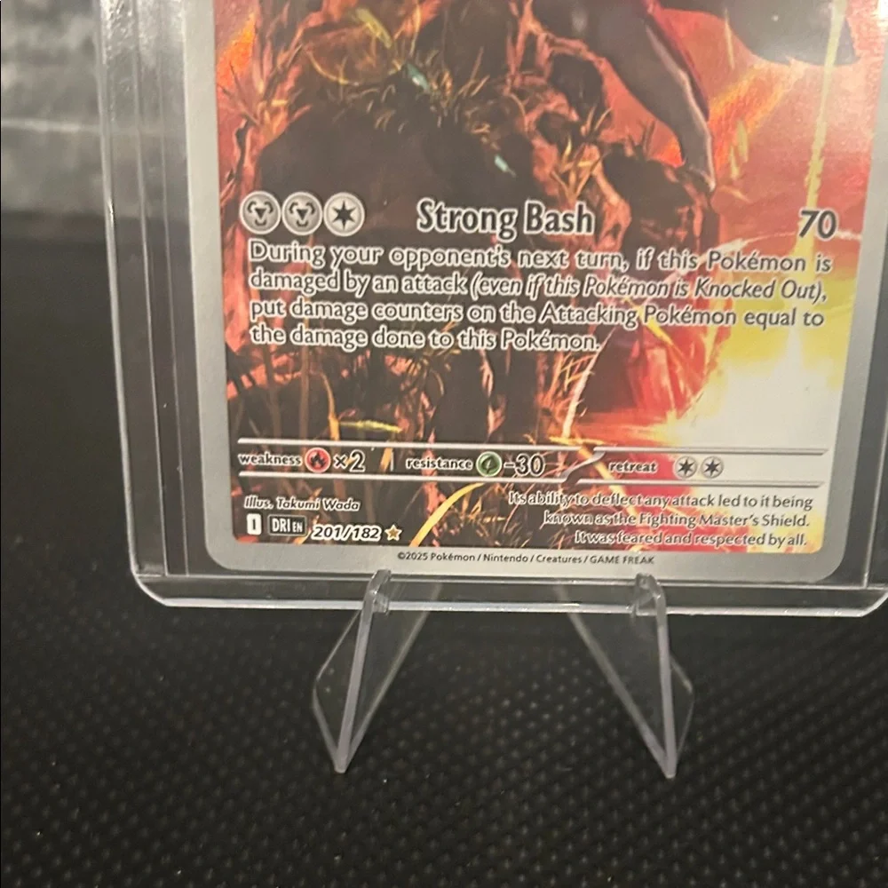 Pokemon Zamazenta 201/182‎ Illustration Rare from the Destined Rivals set M/NM